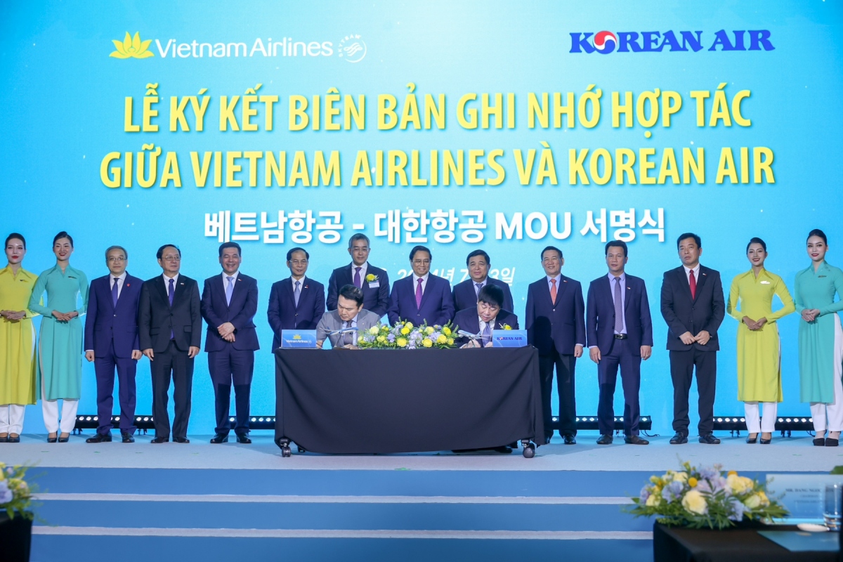 vietnam airlines ghi dau cot moc 30 nam duong bay viet nam - han quoc hinh anh 6