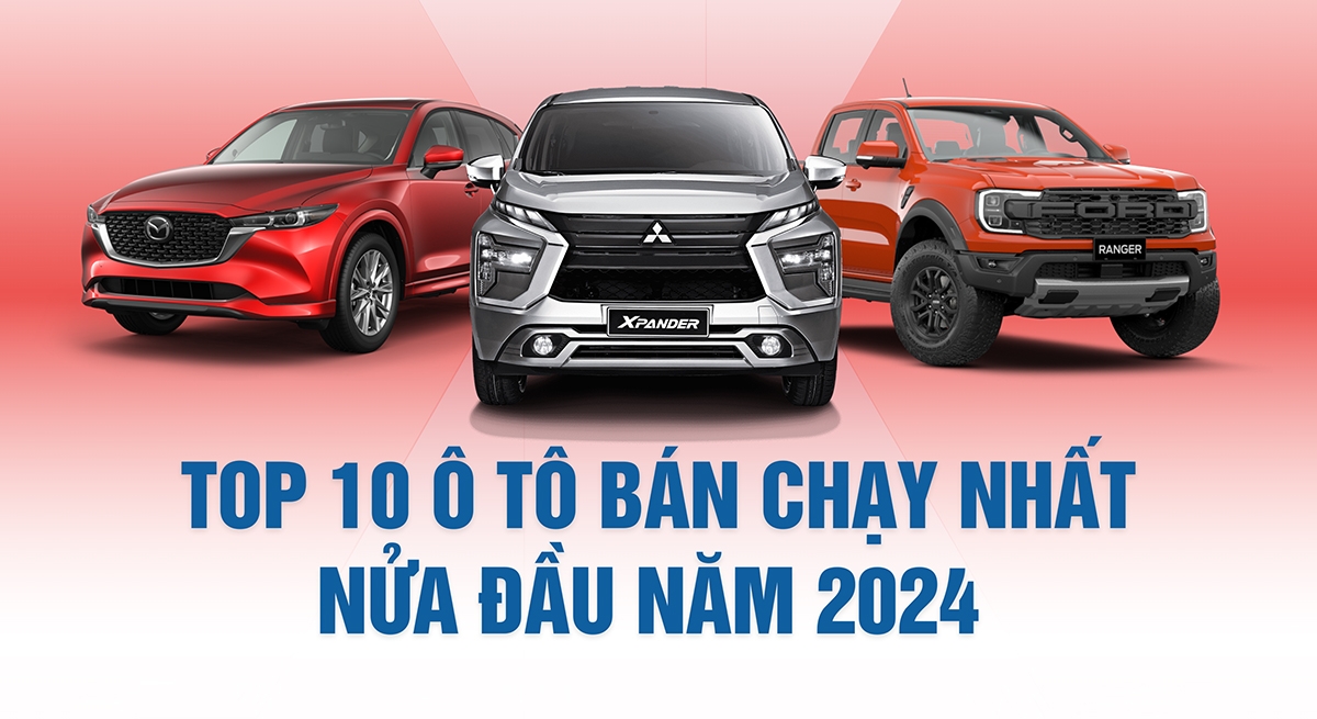 Mẫu xe nào được người Việt mua nhiều nhất nửa đầu năm 2024?