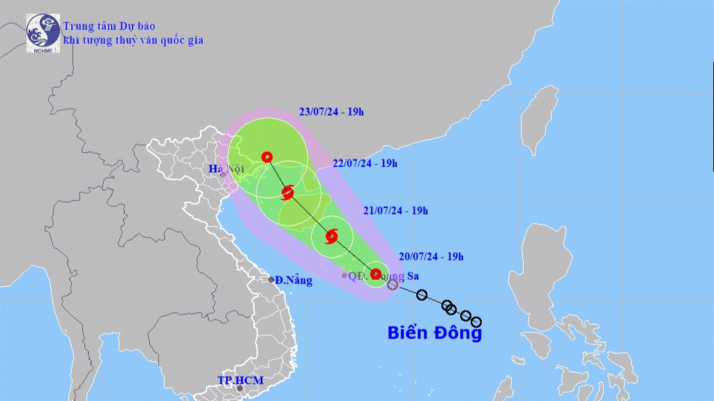 Áp thấp nhiệt đới có khả năng mạnh lên thành bão trong 24 giờ tới