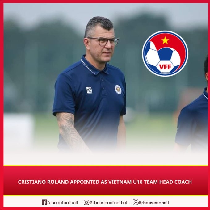 cristiano roland of brazil named as head coach of vietnam u16 team picture 1