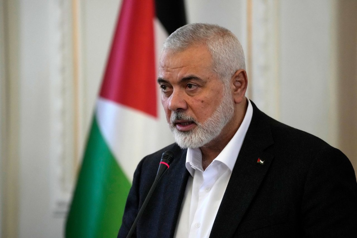 lanh dao phong trao hamas ismail haniyeh bi am sat o iran hinh anh 1