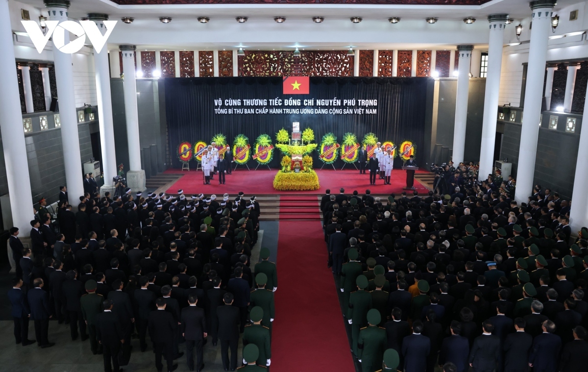 memorial service, funeral procession for party leader nguyen phu trong picture 3