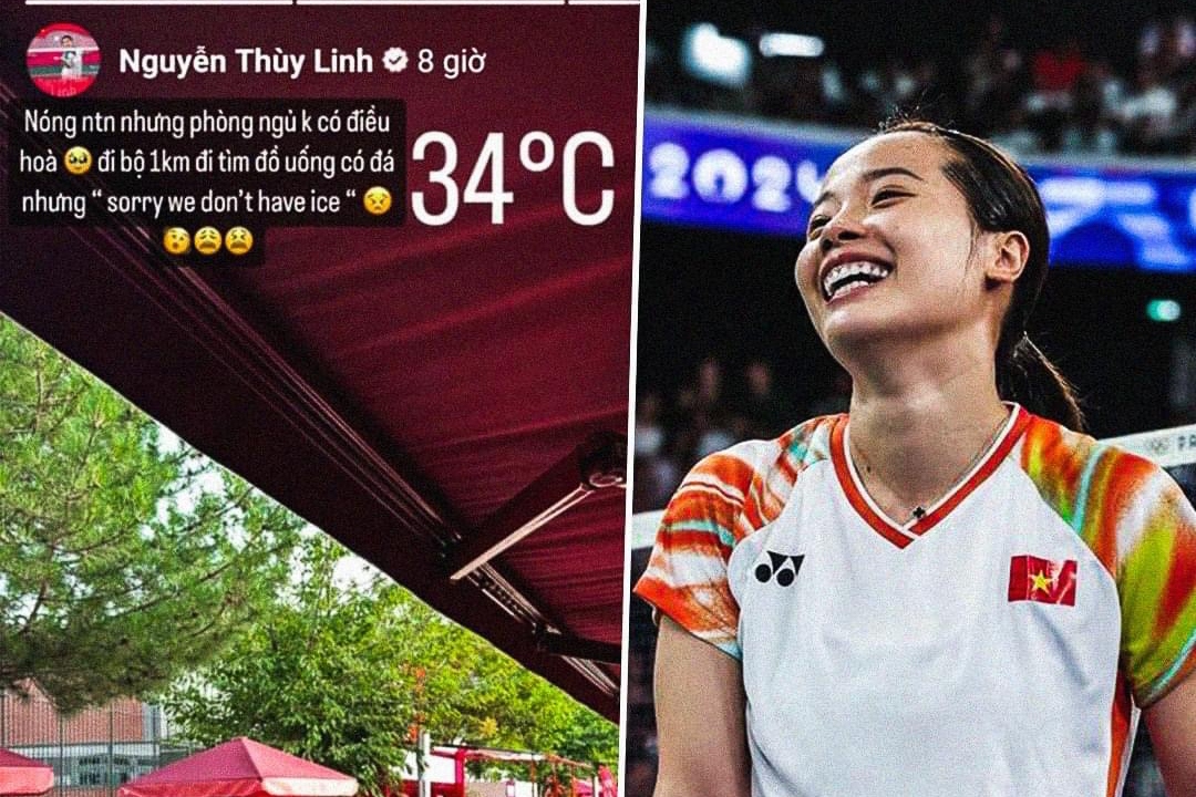 thuy linh chia se trai nghiem kho quen voi cai nong tai olympic paris 2024 hinh anh 1