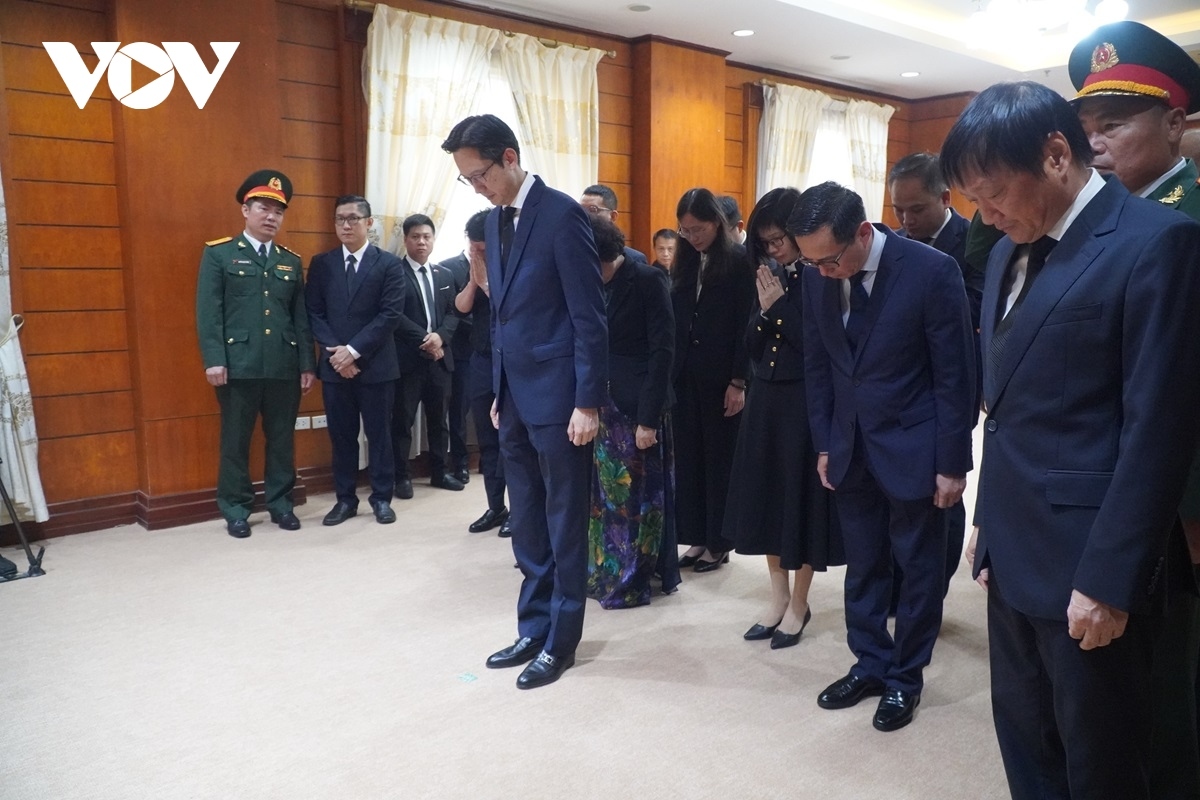 vietnamese embassies hold tribute-paying ceremonies for party chief picture 12