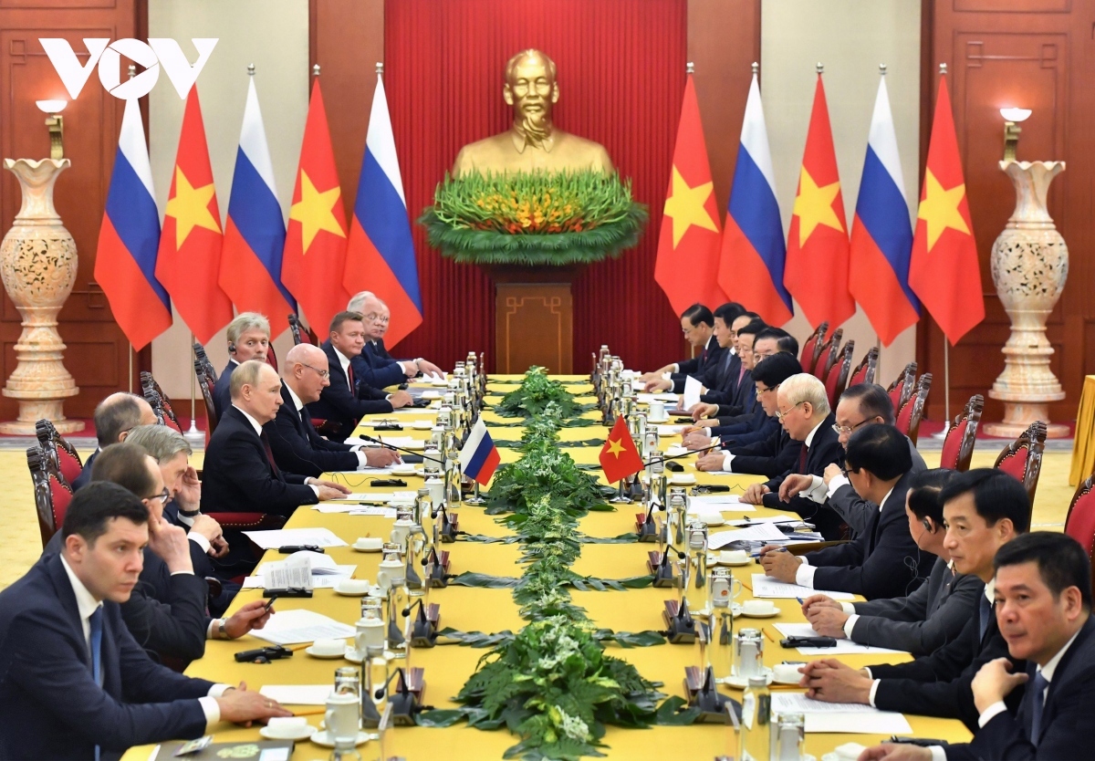 a look back at party leader nguyen phu trong in meetings with world leaders picture 1