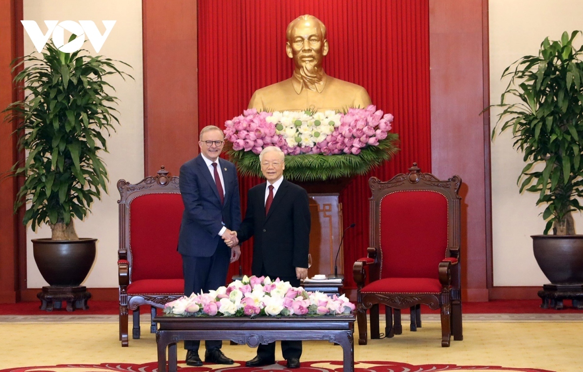 a look back at party leader nguyen phu trong in meetings with world leaders picture 10