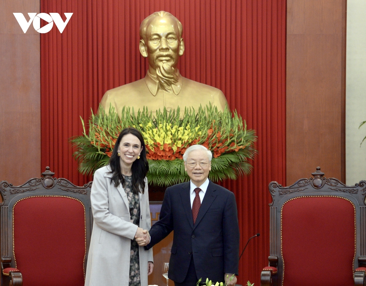 a look back at party leader nguyen phu trong in meetings with world leaders picture 11