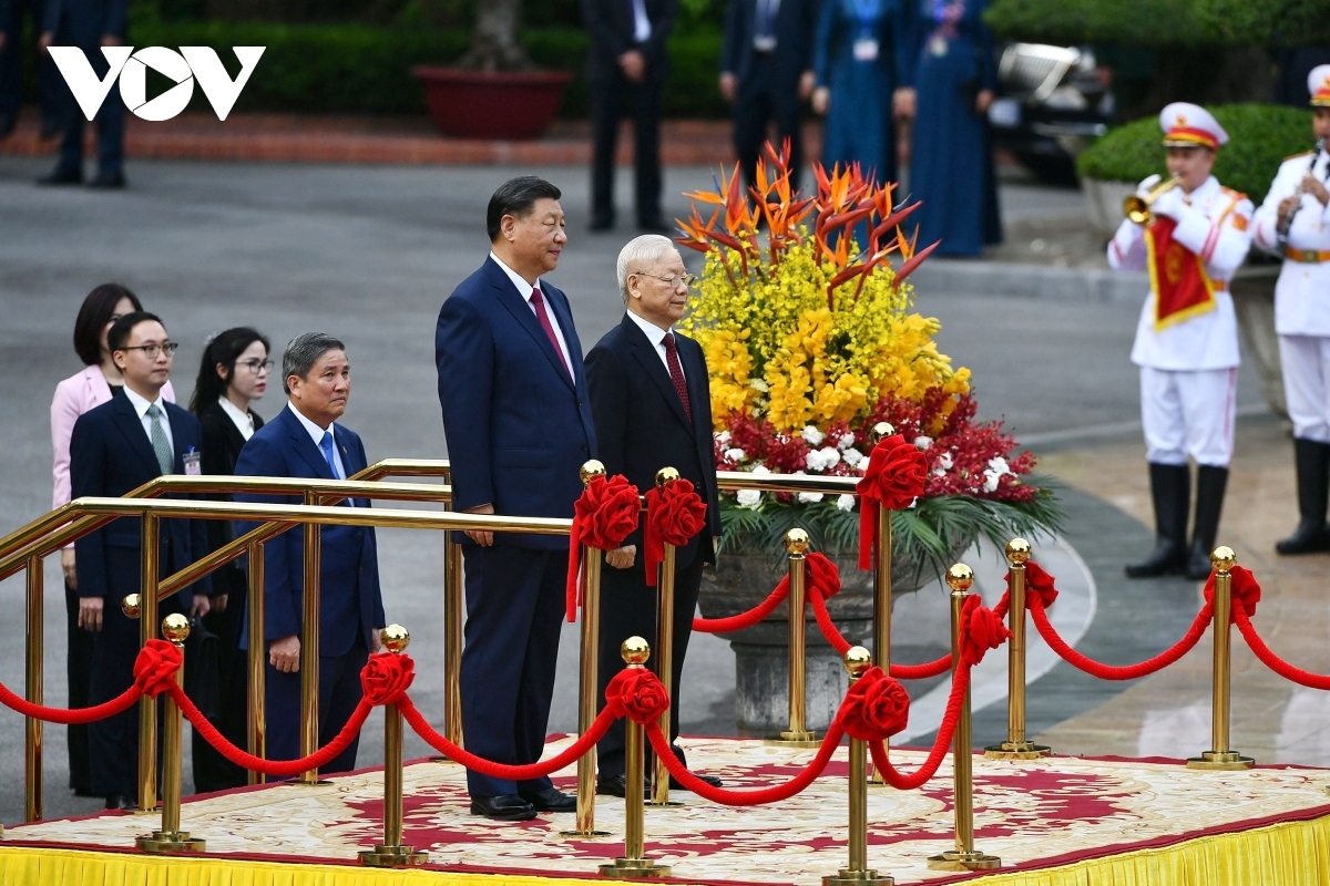 a look back at party leader nguyen phu trong in meetings with world leaders picture 3
