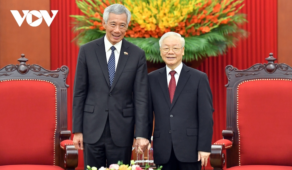 a look back at party leader nguyen phu trong in meetings with world leaders picture 8