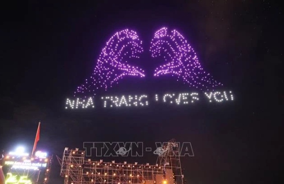 Nha Trang international light festival 2024 kicks off