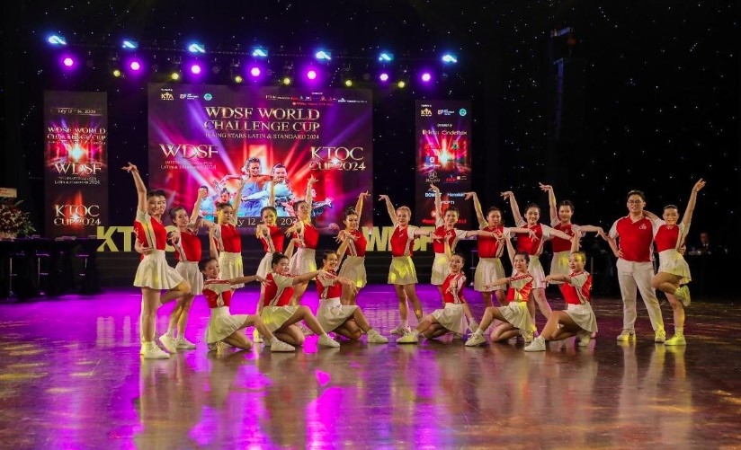 university team win silver at international dancesport competition picture 1