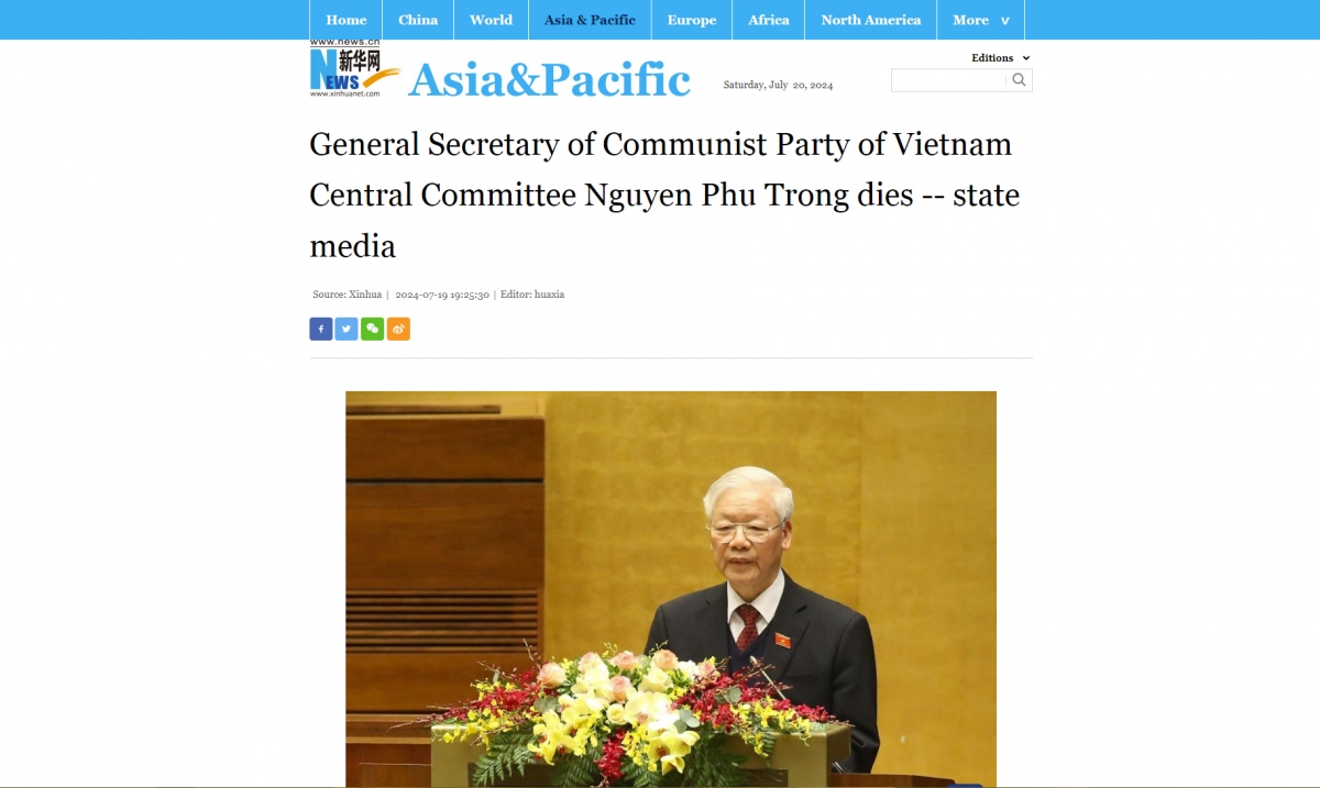 vietnamese party leader s passing grabs international headlines picture 1