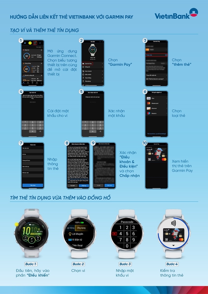 vietinbank mang trai nghiem thanh toan mot cham garmin pay den cac chu the hinh anh 1