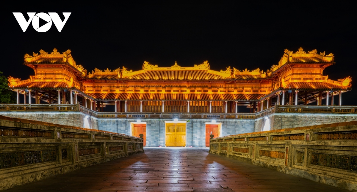 A close look at the four gates into the Hue Imperial Citadel