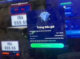 Thu ngân sách hơn 2.700 tỷ đồng từ đấu giá biển số xe