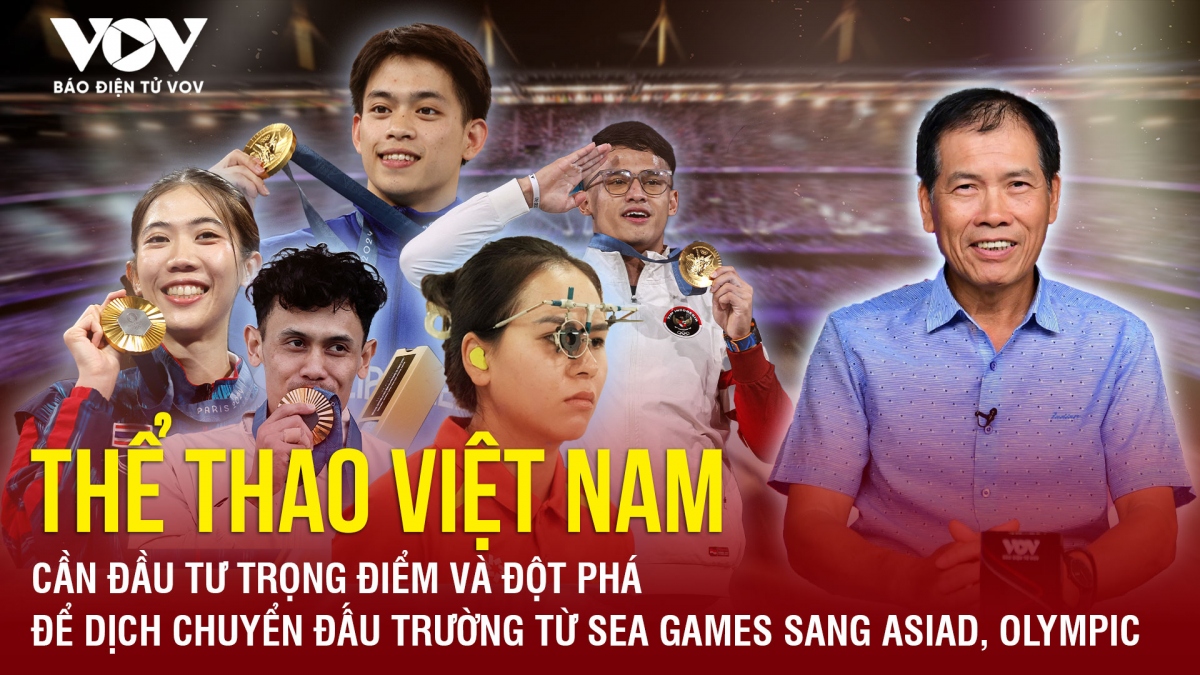 "Thể thao Việt Nam cần chuyển đấu trường từ SEA Games sang ASIAD, Olympic"