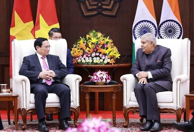 prime minister meets indian vice president picture 1