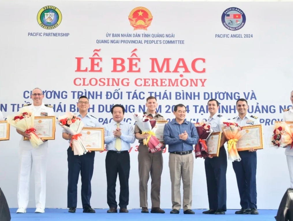 Pacific Partnership & Pacific Angel programme wraps up in Quang Ngai