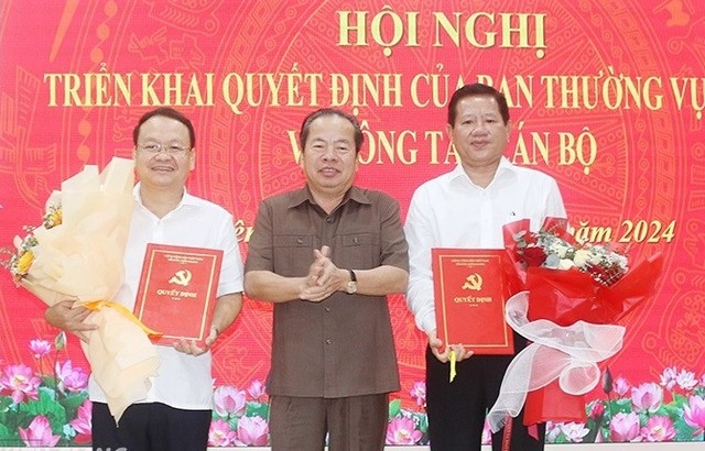 kien giang bo nhiem chanh van phong tinh uy, pho truong ban noi chinh tinh uy hinh anh 1