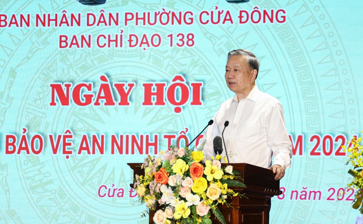 Chủ tịch nước Tô Lâm dự Ngày hội toàn dân bảo vệ an ninh Tổ quốc