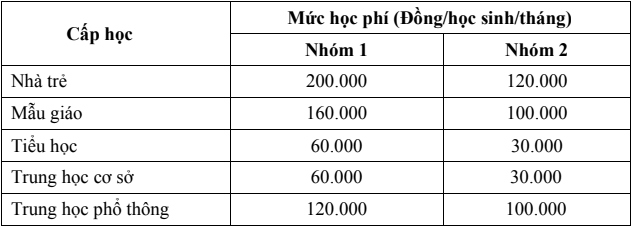 TP.HCM cơ sở giáo dục không được phát sinh các khoản thu ngoài quy định