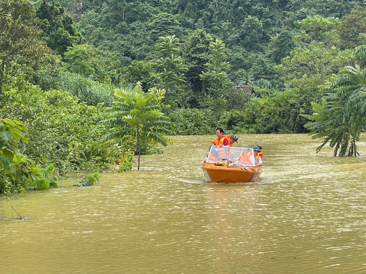 Hai người mất tích do lũ cuốn trôi ở Cao Bằng