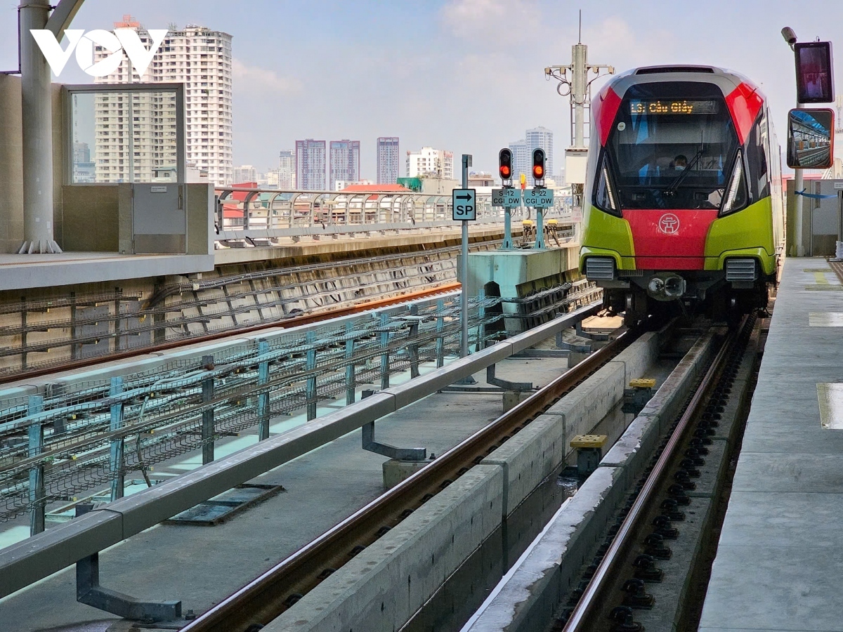 nhon-hanoi station metro line to begin commercial operation this august picture 1