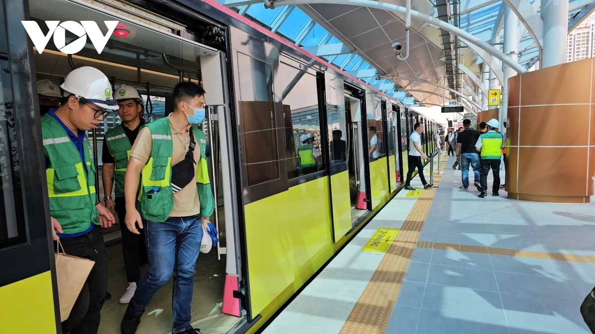 nhon-hanoi station metro line to begin commercial operation this august picture 10