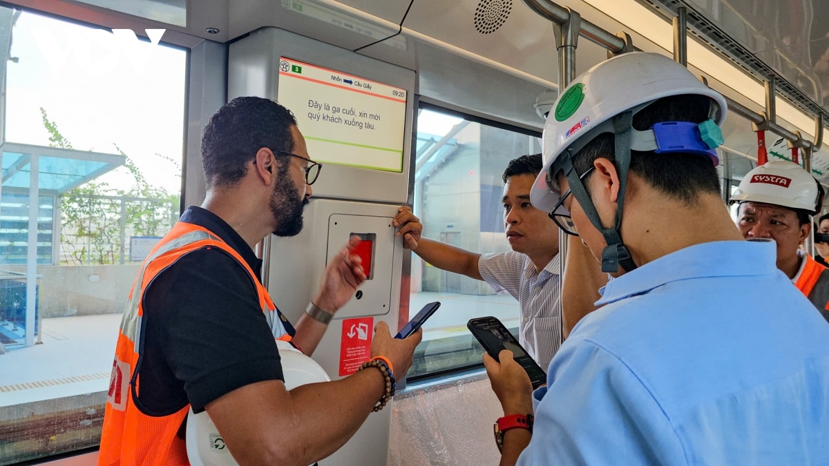 nhon-hanoi station metro line to begin commercial operation this august picture 14