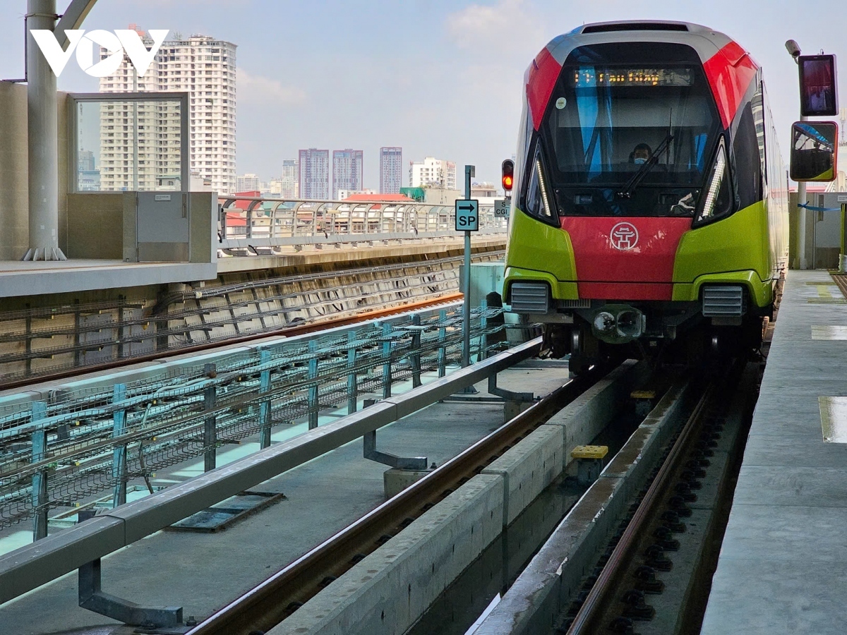 nhon-hanoi station metro line to begin commercial operation this august picture 3