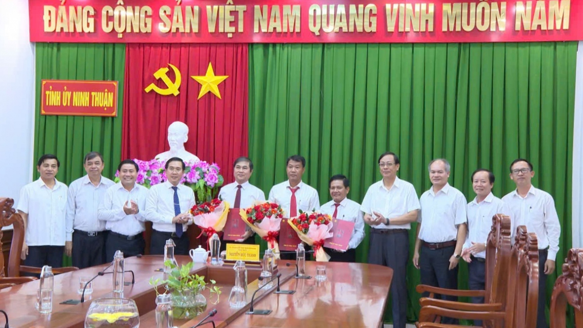 ninh thuan bo nhiem nhieu can bo chu chot hinh anh 1