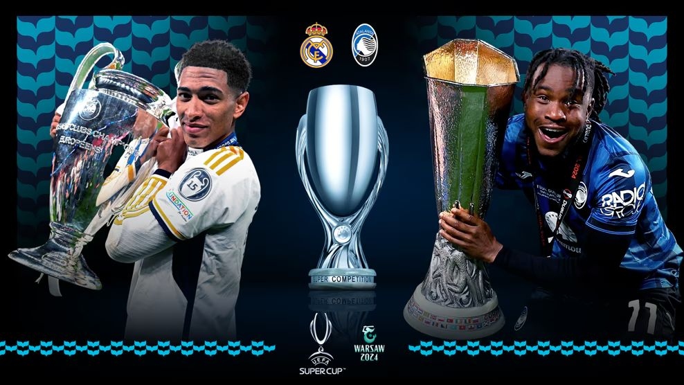 trUc tiEp real madrid vs atalanta bom tan mbappe trinh lang o sieu cup chau Au hinh anh 1