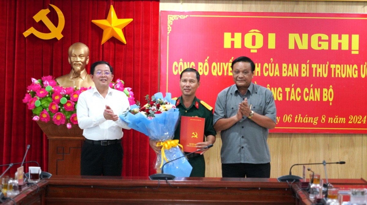 cong bo quyet dinh cua ban bi thu ve cong tac can bo tai tinh binh Dinh hinh anh 1