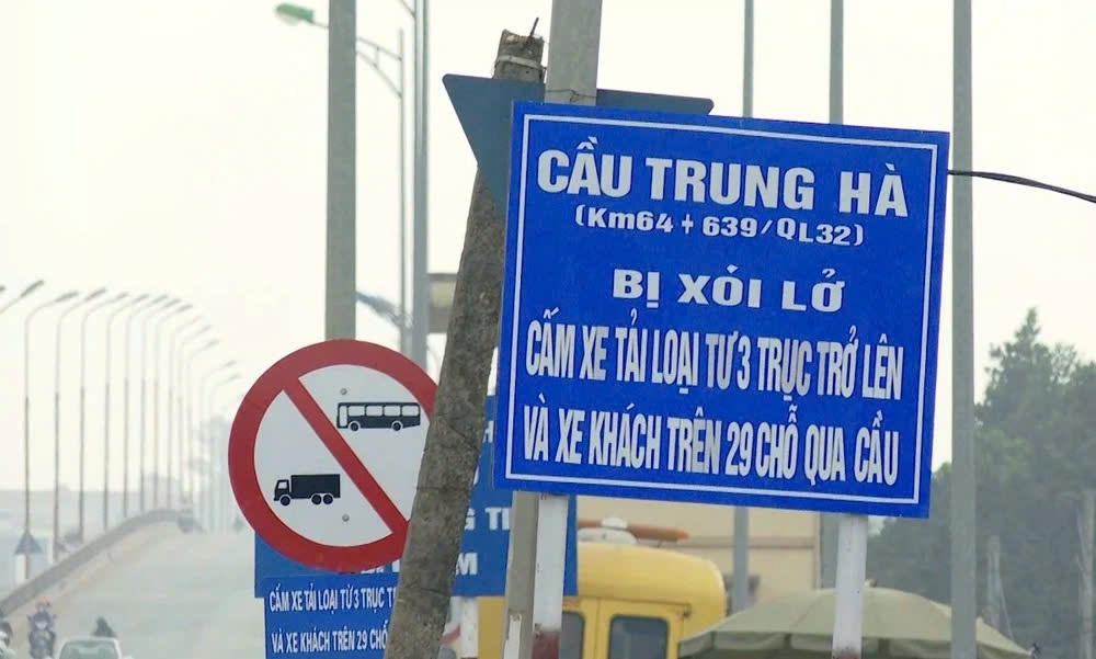 Phú Thọ: Cầu Trung Hà mở trở lại, cho phép ô tô dưới 7 chỗ lưu thông