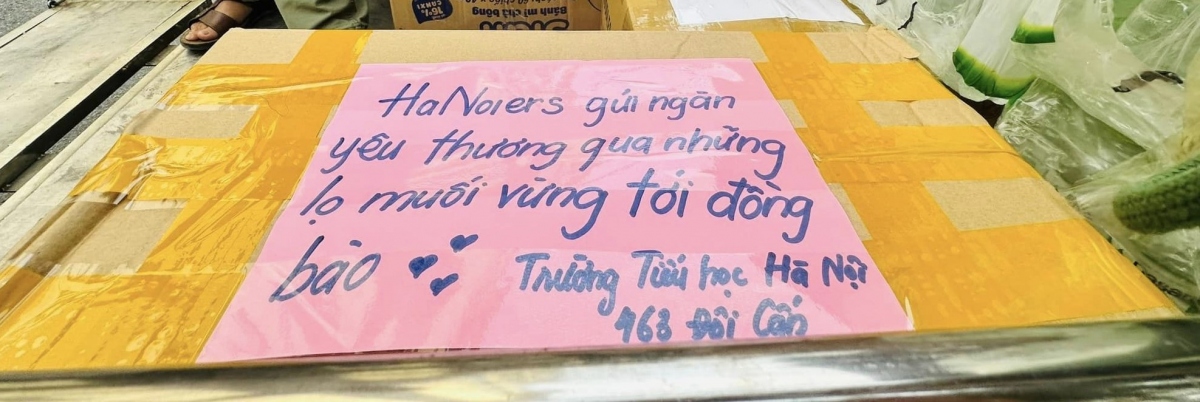 nhieu truong hoc dung to chuc trung thu de ung ho dong bao vung bao lu hinh anh 2