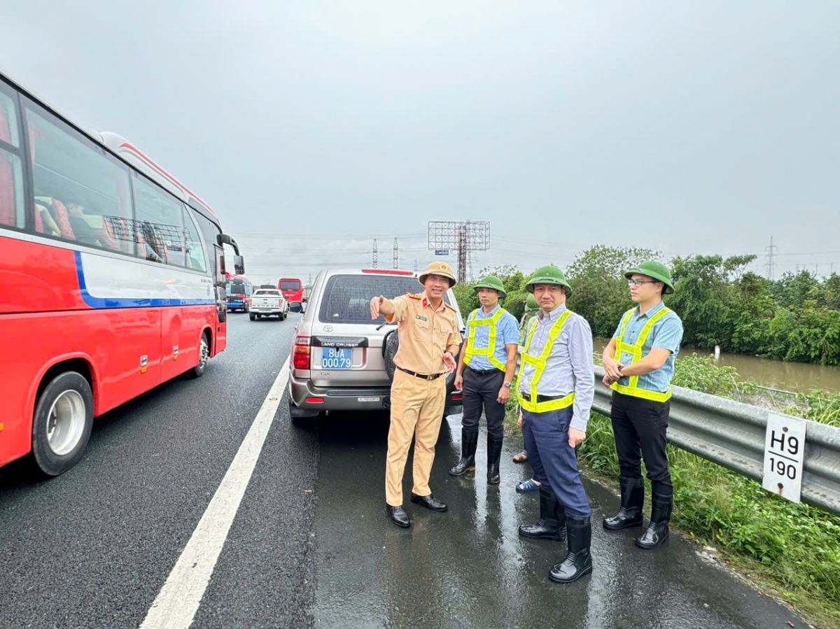 thong xe cao toc phap van - cau gie, giao thong tro lai binh thuong hinh anh 1