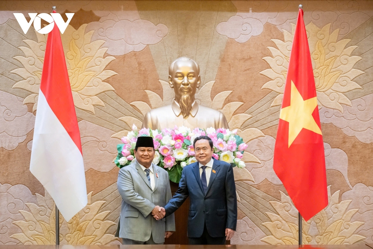 top vietnamese legislator hosts indonesian president-elect picture 1