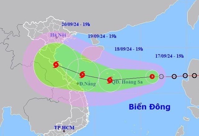 Áp thấp nhiệt đới có khả năng mạnh lên thành bão cấp 8