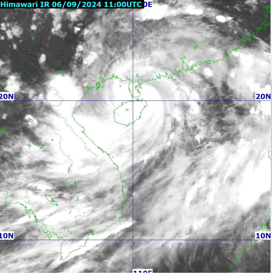 Bão số 3 cách Quảng Ninh 370km