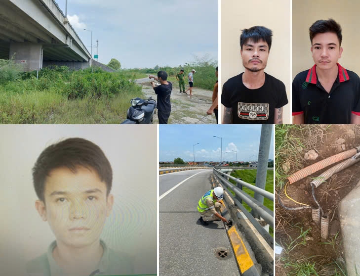 Bắt nhóm đối tượng thực hiện hàng loạt vụ trộm cắp trên cao tốc