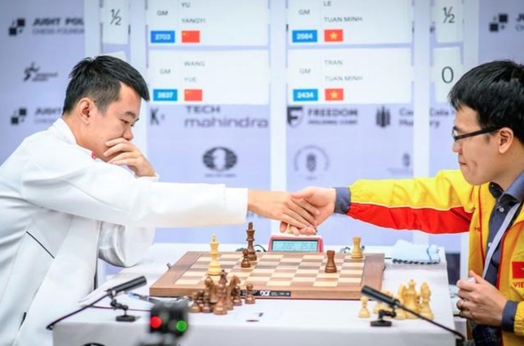 vietnamese male team comes second in sixth round of chess olympiad 2024 picture 1