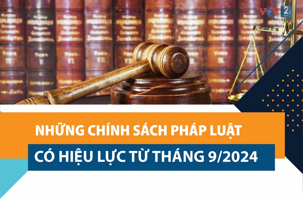 Những chính sách pháp luật có hiệu lực từ tháng 9 này