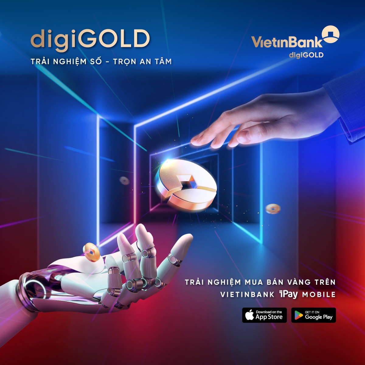 trien khai mua ban vang digigold tren ung dung so vietinbank ipay mobile hinh anh 1