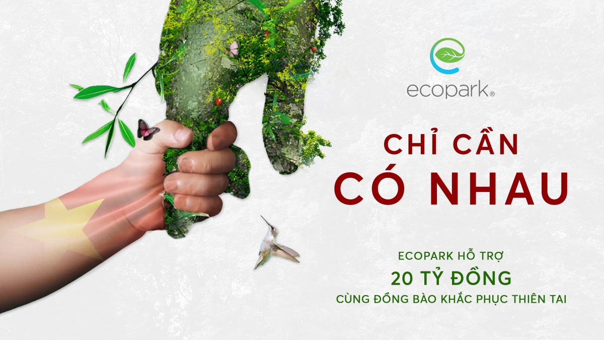 nha sang lap ecopark ung ho 20 ty dong chung tay cung dong bao vuot qua bao lu hinh anh 1