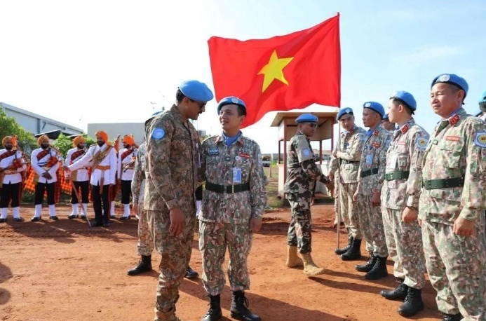 Military Engineering Unit Rotation 2 return home from Abyei