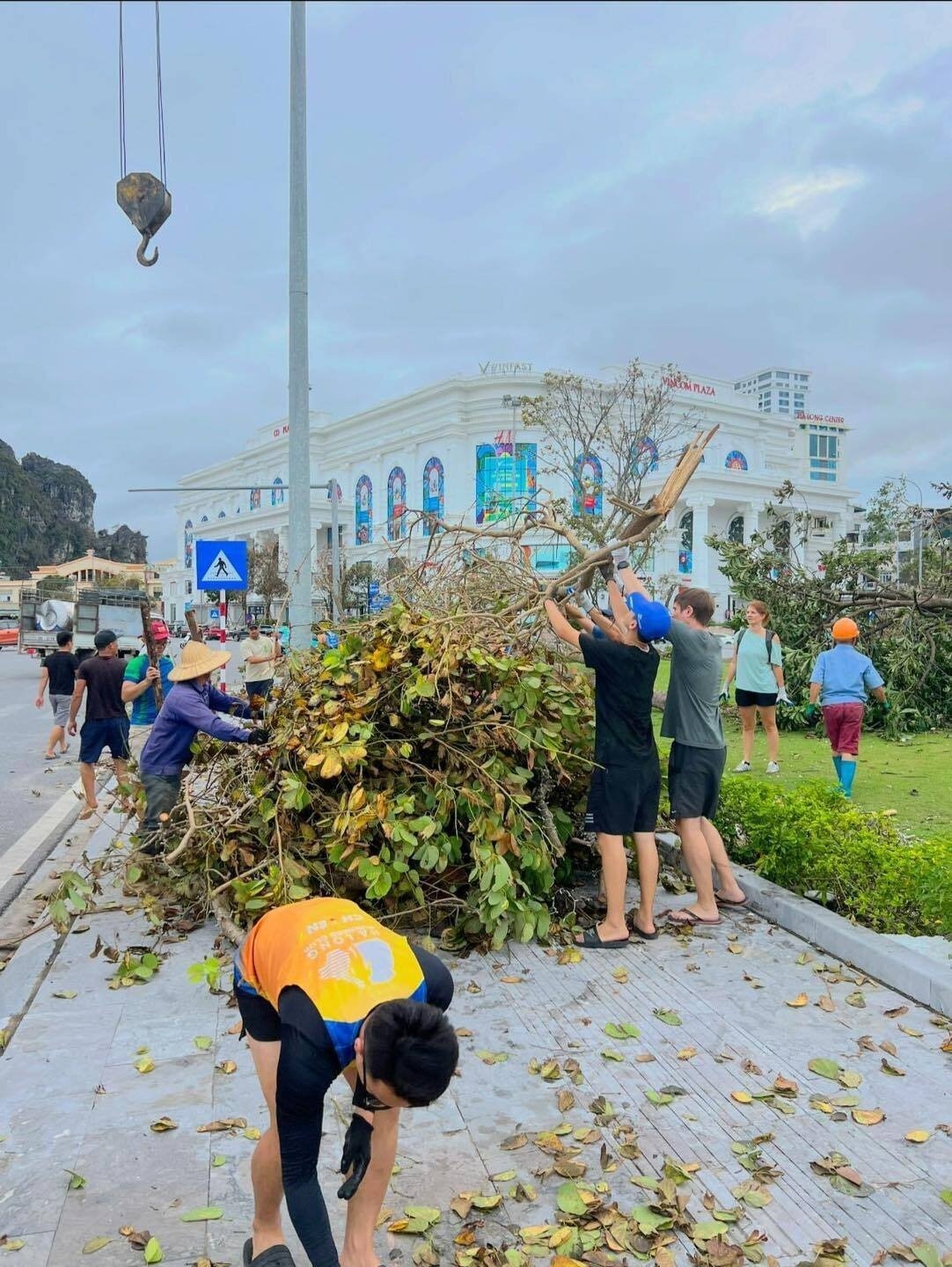 foreigners volunteer to assist flood victims in northern vietnam picture 12