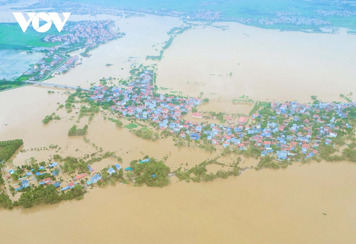 hon 470 ha nuoi thuy san o bac giang bi tran bo hinh anh 1