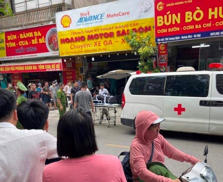 Dieu tra vu mot nguoi tu vong trong tiem sua xe o ha noi hinh anh 1