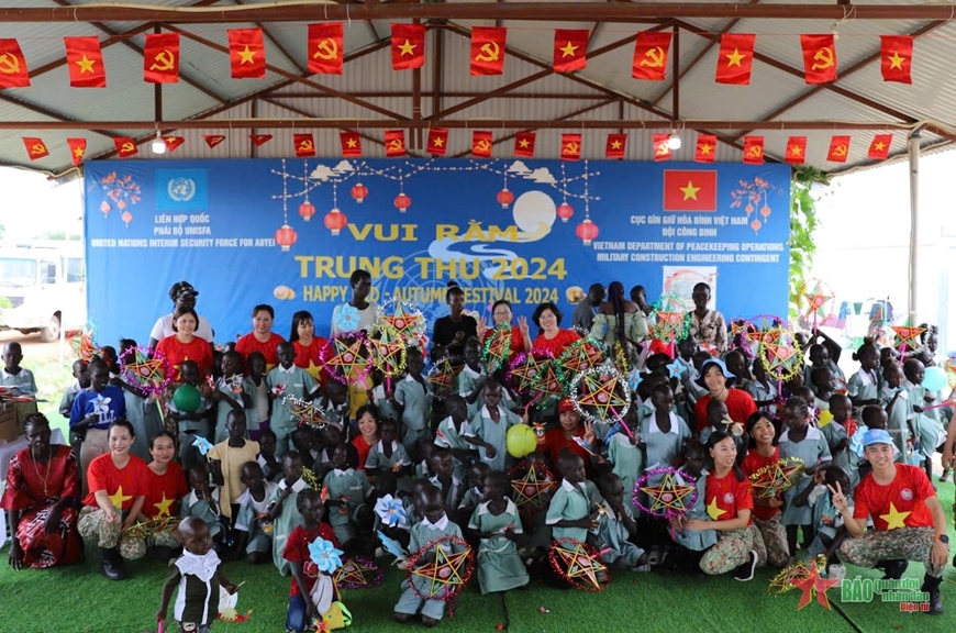 vietnamese peacekeepers hold mid-autumn festival for children in abyei picture 1