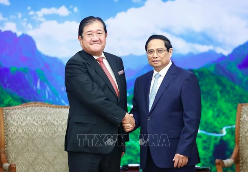 pm hosts japanese multi-industry firm s chairman picture 1